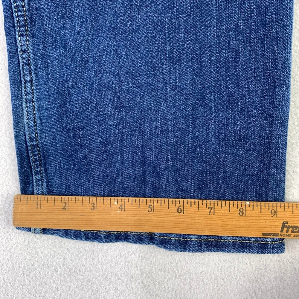 Lee Bootcut Jeans Women 20 Blue Denim Classic Mid Rise Stretch